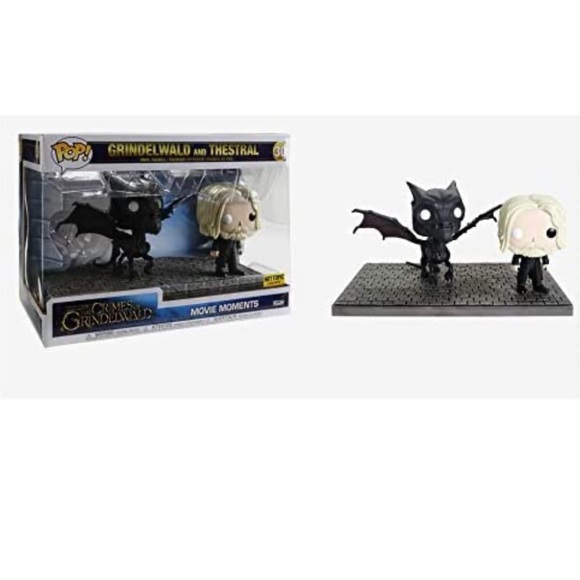 Funko Pop! Fantastic Beasts Movie Moments Grindelwald and Thestral Display Set - Picture 2 of 3